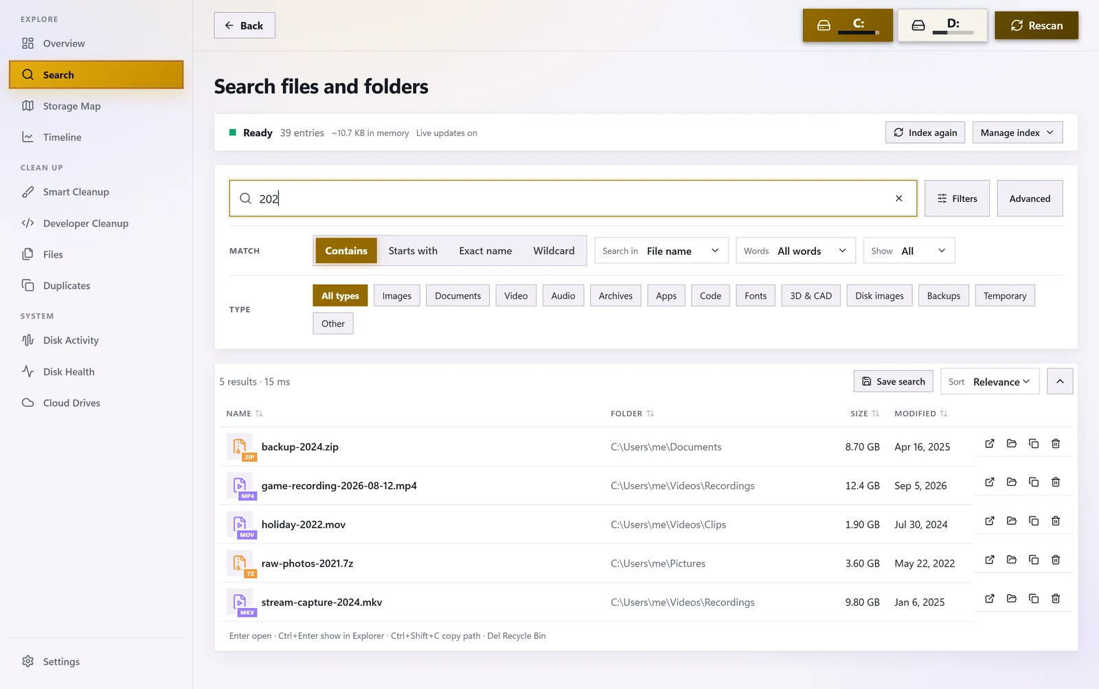 Search