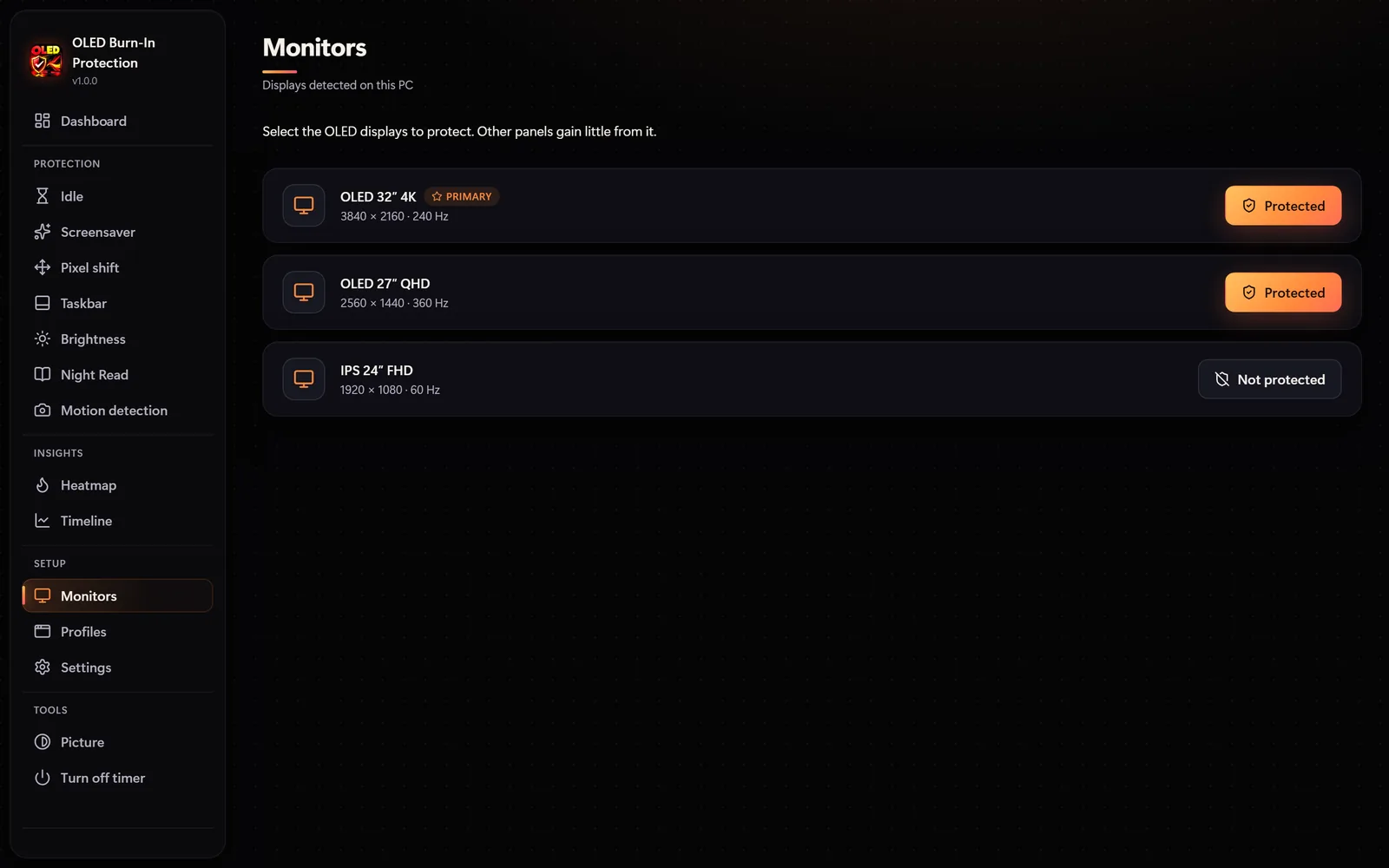Monitors