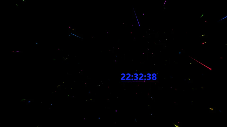 Moving clock