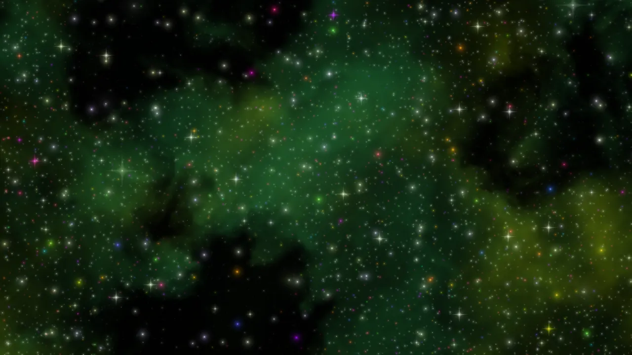 Starfield screensaver
